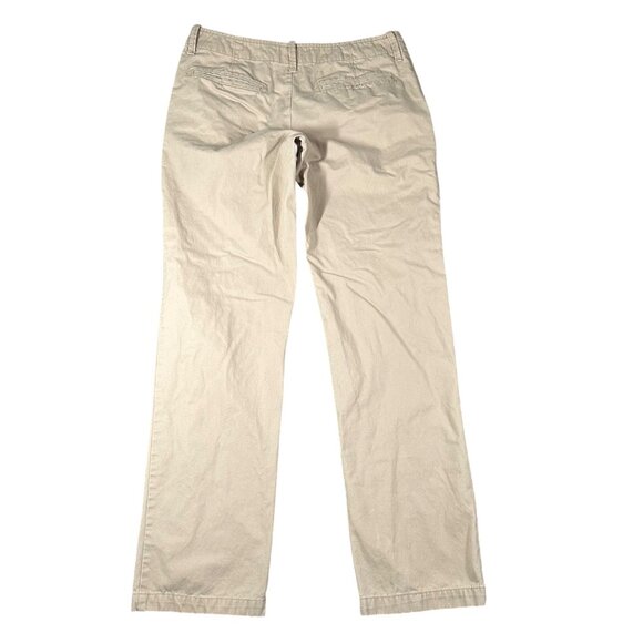 Old Navy Mens 32x34 Khaki Broken-In Straight Flat Front Chino Pants Casual - Picture 10 of 12